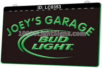 LC0353 Bud Light Beer Bar Pub Club Garage