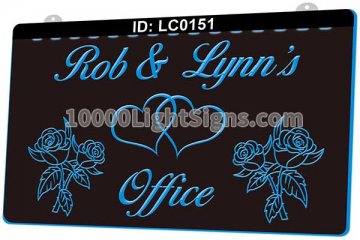 LC0151 Love Heart Office Rose
