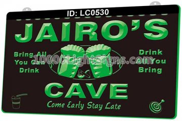 LC0530 Your Names Cave Come Early Stay Late Beer Bar