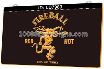 LD7983 Fireball Red Hot Whiskey