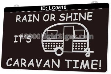 LC0510 Rain or Shine its Caravan Time Campsite