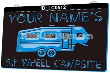 LC0512 Your Names 5th Wheel Campsite