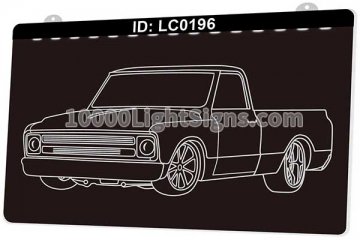 LC0196 Trucks Ranger Pickup Old