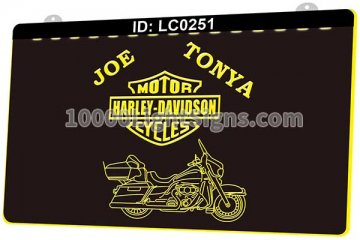 LC0251 Harley Davidson Motor Cycles