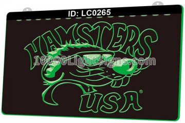 LC0265 Hamsters USA Motorcycle Club
