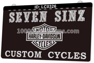 LC0326 Seven Sinz Custom Cycles Harley Davidson Motorcycles