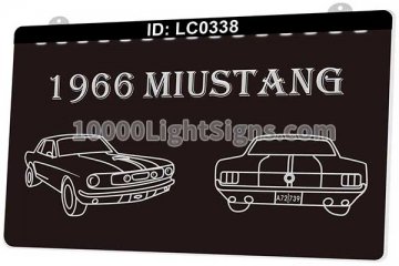 LC0338 Mustang Ford Car 1966