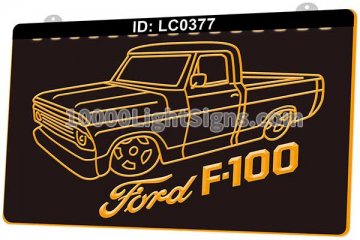 LC0377 Ford F100 Truck Pickup