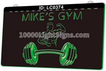 LC0374 Powerhouse Weightlifting Fitness Gym