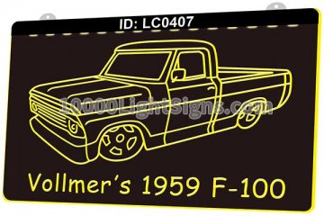 LC0407 Ford F100 Truck Pickup