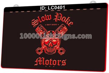 LC0401 Slow Doke Motors Skull Helmet