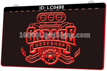 LC0498 Garage Workshop Car