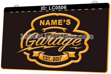 LC0506 Your Names Garage Est Car