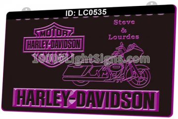 LC0535 Harley Davidson Motor Cycles