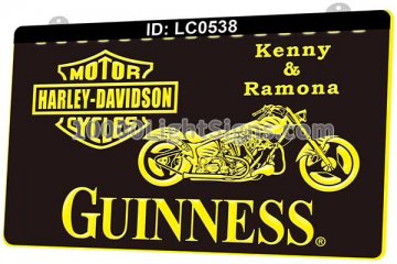 LC0538 Harley Davidson Motor Cycles Guinness