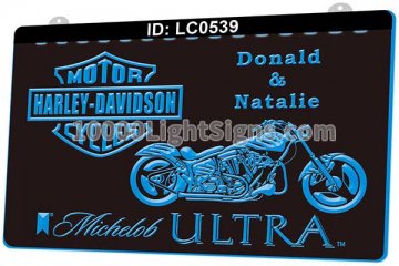 LC0539 Harley Davidson Motor Cycles Michelob Ultra