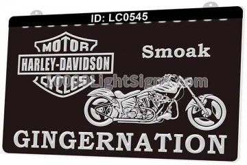 LC0545 Harley Davidson Motor Cycles Gingernation