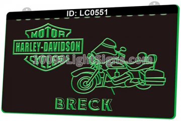 LC0551 Harley Davidson Motor Cycles Breck