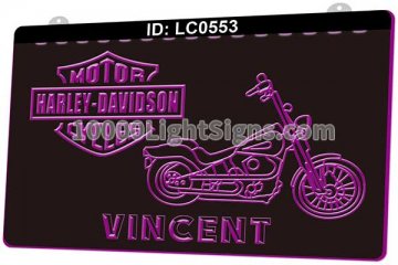 LC0553 Harley Davidson Motor Cycles Vincent