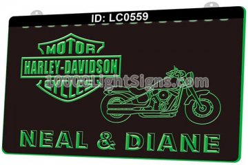 LC0559 Harley Davidson Motor Cycles