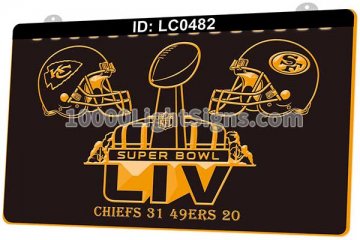 LC0482 Super Bowl Chiefs 49ers
