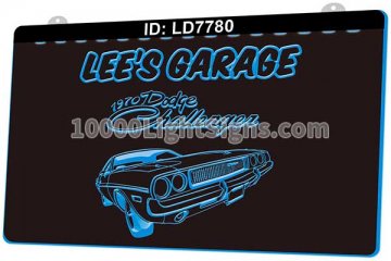 LD7780 Dodge Challenger Garage