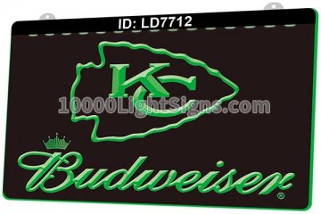 LD7712 Kansas City Chiefs AFC NFL Sports Budweiser