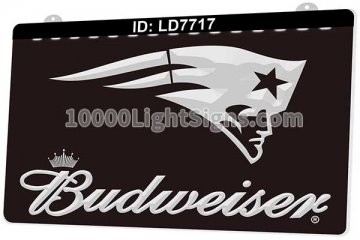 LD7717 New England Patriots AFC NFL Sports Budweiser