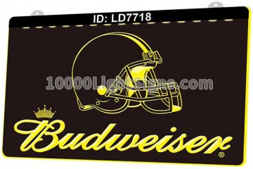 LD7718 Cleveland Browns AFC NFL Sports Budweiser