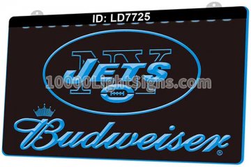 LD7725 New York Jets AFC NFL Sports Budweiser