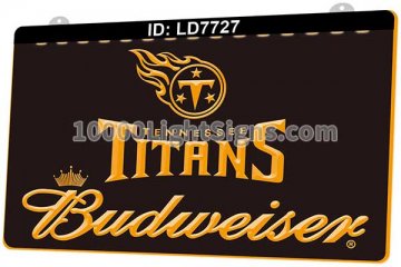LD7727 Tennessee Titans AFC NFL Sports Budweiser