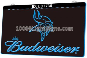 LD7730 Minnesota Vikings NFC NFL Sports Budweiser