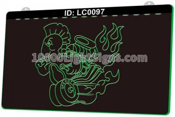 LC0097 Cartoon Hot Wheel