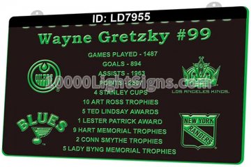LD7955 Oilers Blues Wayne Gretzky 99 Sports