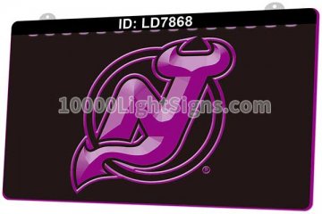 LD7868 New Jersey Devils NJD NHL Sports