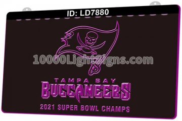LD7880 Tampa Bay Buccaneers NFC NFL Helmet Sports 2021 Super Bowl Champs