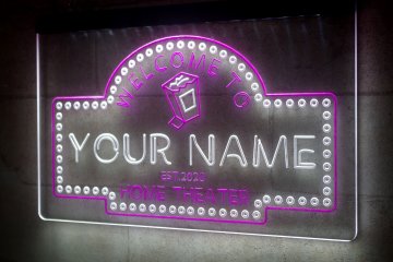 LX1018 Your Names Welcome to Home Theater