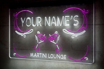 LX1032 Your Names Martini Lounge Bar