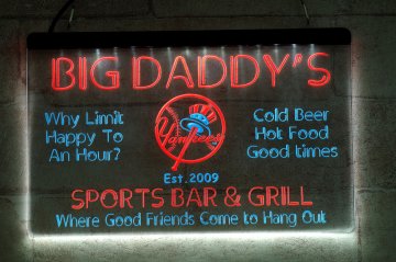 LX1108 Your Names New York Yankees Sports Bar Grill Where Good Friends Come to Hang Out