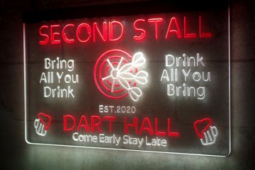 LX1162 Your Names Second Stall Dart Hall Come Early Stay Late