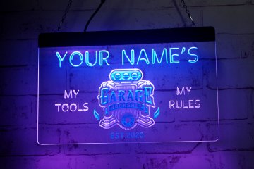 LX1301 Your Names Garage Workshop My Tools My Rules