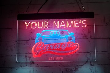 LX1302 Your Names Garage Car