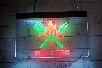 TC1030 Bbq Steakhouse Logo Set Vintage Barbecue