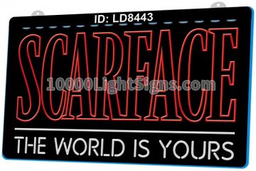 LD8443 Scarface The World is Yours