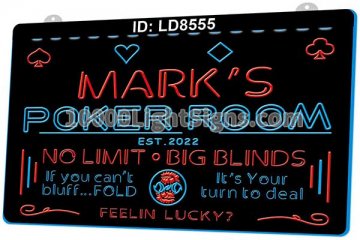 LD8555 Your Name Poker Room No Limit Big Blinds Est