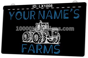 LX1008 Your Names Farms Tractor