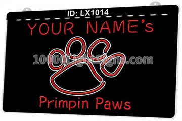 LX1014 Your Names Primpin Paws Pet
