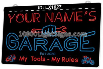 LX1027 Your Names Garage My Tools Rules