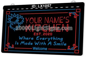 LX1057 Your Names Kitchen Where Everything Is Made With A Smile