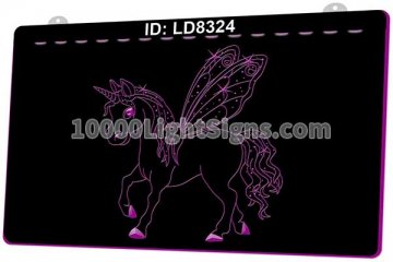 LD8324 Unicorn Horse